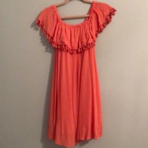 super cute orange sun dress!!!